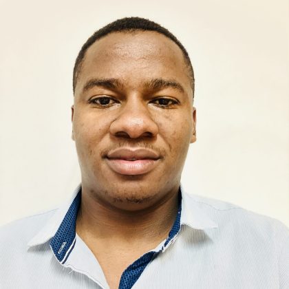 Prosper Chapanduka smiles at the camera